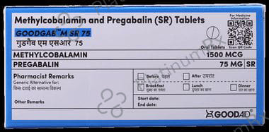 Goodgab M 75mg Tablet SR 10s