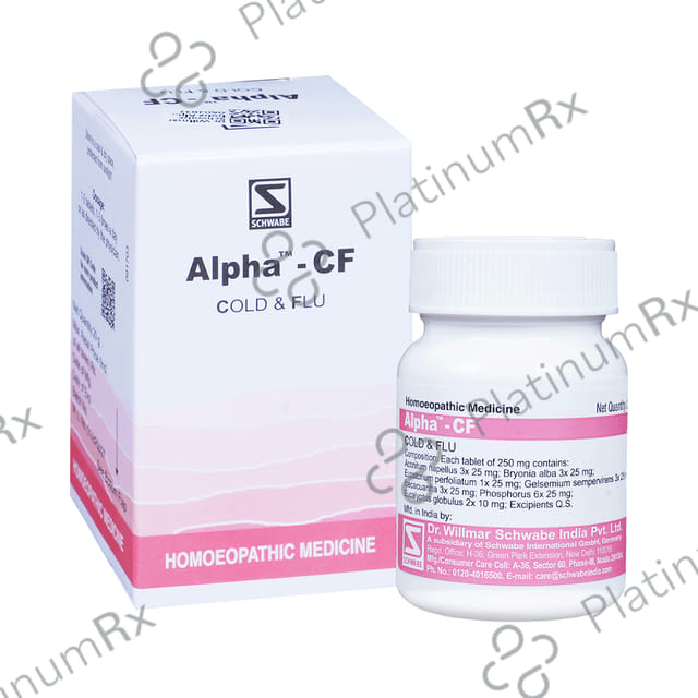 Dr Willmar Schwabe India Alpha - CF Tablet
