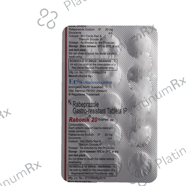 Rabonik 20mg Tablet 15s