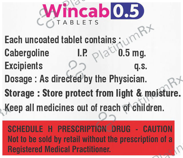 Wincab 0.5mg Tablet 4s