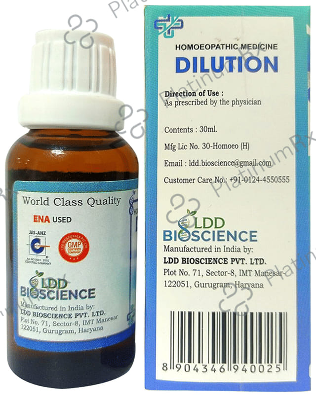 LDD Bioscience Acidum Salicylicum Dilution 1000 CH 30 ml