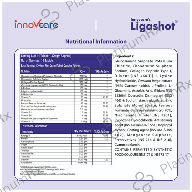 Ligashot Tablet 10s