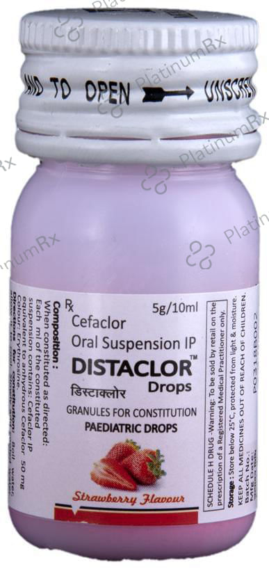Distaclor 50mg Oral Suspension 10ml