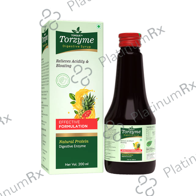 Torque's Torzyme Digestive Syrup (200ml Each) 1 Bottle