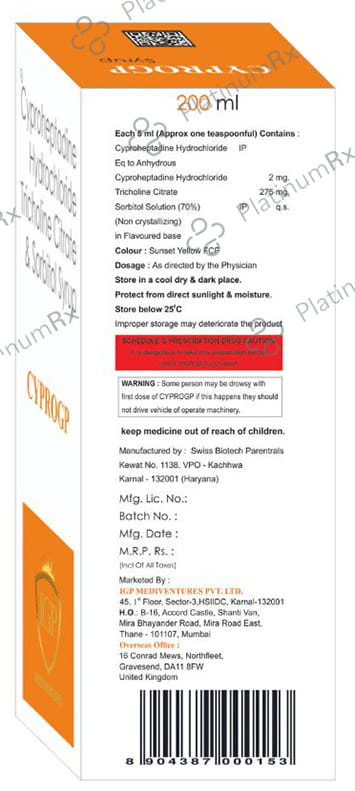 Cyprogp Syrup