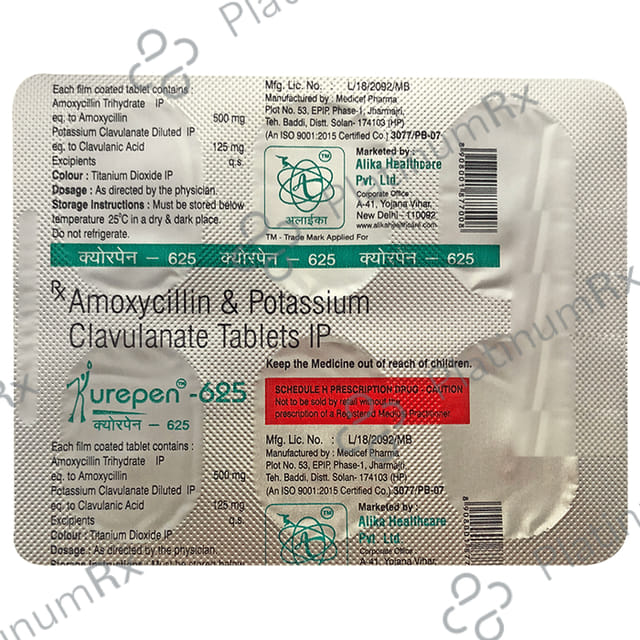 Kurepen 625 Tablet