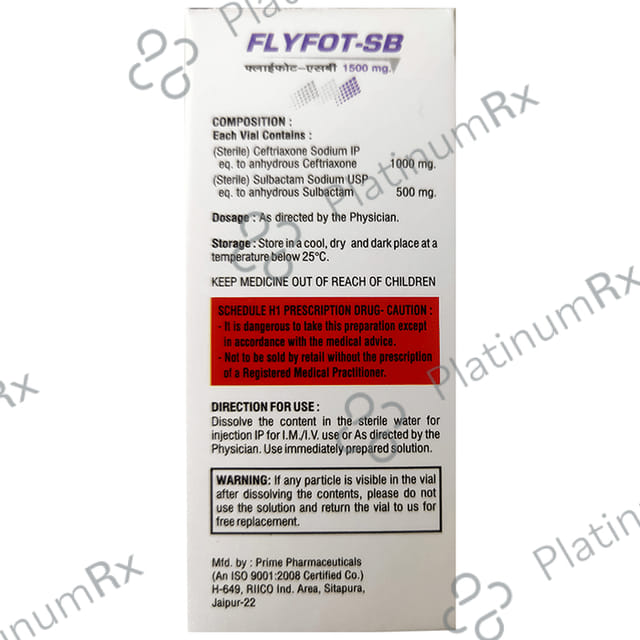 Flyfot-SB 1500mg Injection