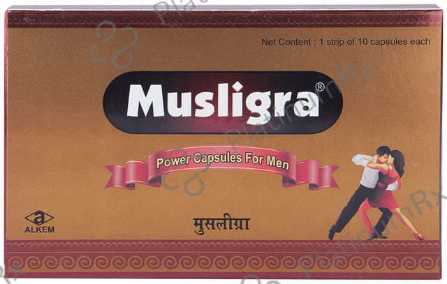 Musligra Capsule for Stamina Booster in Men