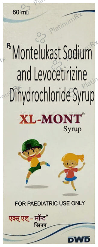 XL Mont 2.5/4mg Syrup 60ml