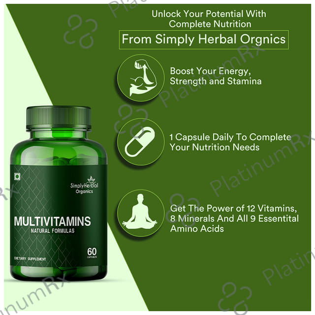 Simply Herbal Organics Multivitamins Capsule