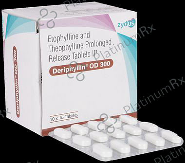 Deriphyllin OD PR 300mg Tablet 15s