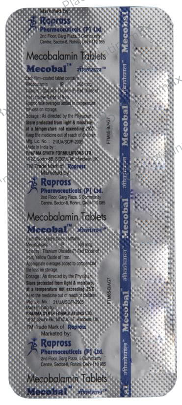 Mecobal 500mcg Tablet 10s
