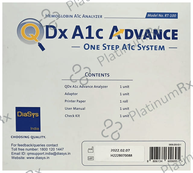 Circa Qdx A1c Advance Hemoglobin Analyzer