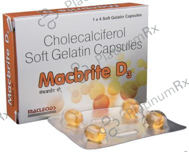 Macbrite D3 Soft Gelatin Capsule 4s