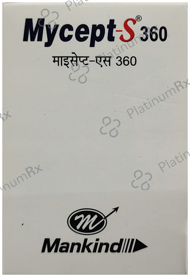 Mycept S 360mg Tablet 10s