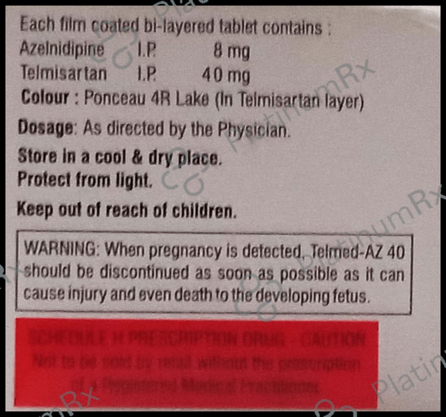 Telmed AZ 40 Tablet