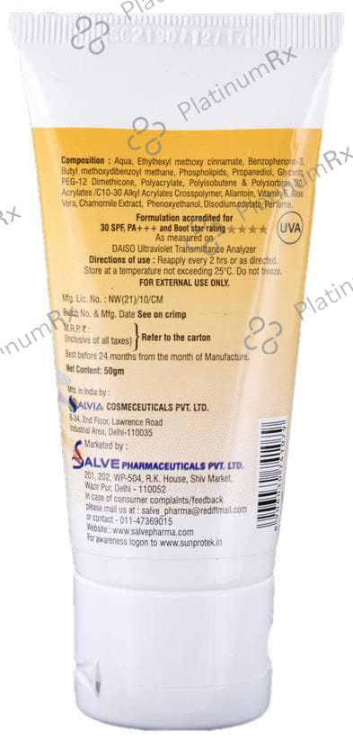 Sunprotek SPF 30+ Gel 50gm