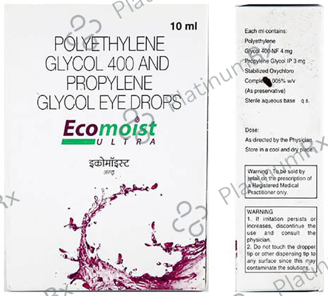 Ecomoist Ultra 4/3mg Eye Drop 10ml