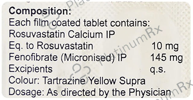 Rosucad F 145/10mg Tablet 10s
