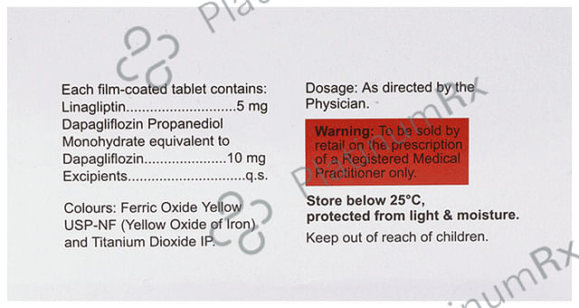 Linapil D 10 10/5mg Tablet 10s