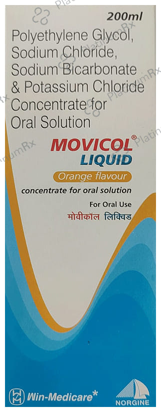 Movicol Orange Flavour Liquid 200ml