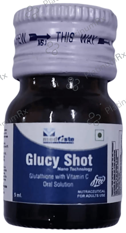 Glucy Shot Glutathione with Vitamin C Oral Solution 5ml