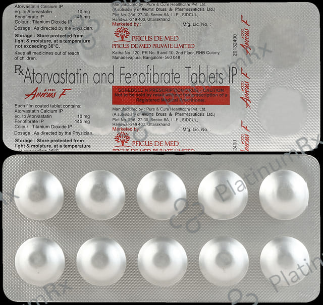 Avicus F 10/145mg Tablet 10s
