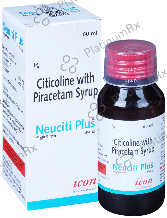 Neuciti Plus 500/400mg Syrup 60ml