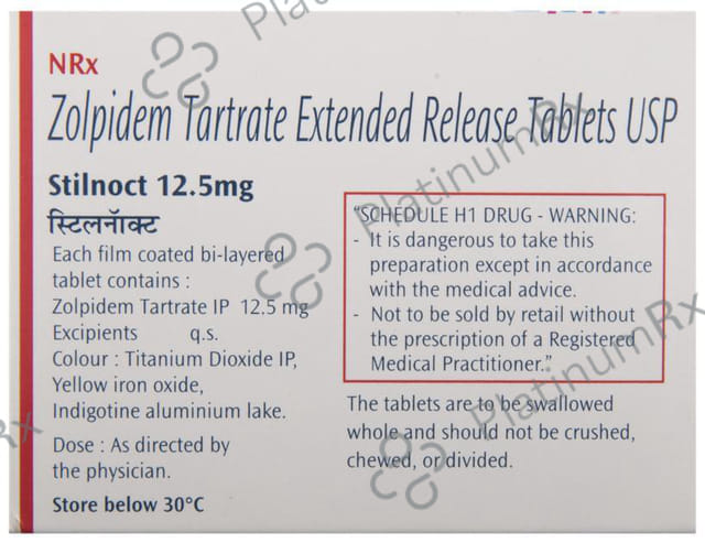 Stilnoct 12.5mg Tablet 15 tablets