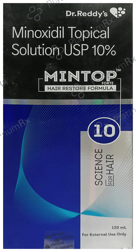 Mintop Forte 10% Hair Restore Formula Lotion 120ml