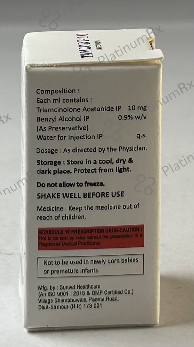 Tamcort 10mg Injection 1ml