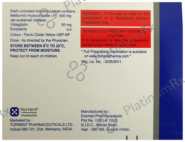 Encelin M 500/50mg Tablet 10s