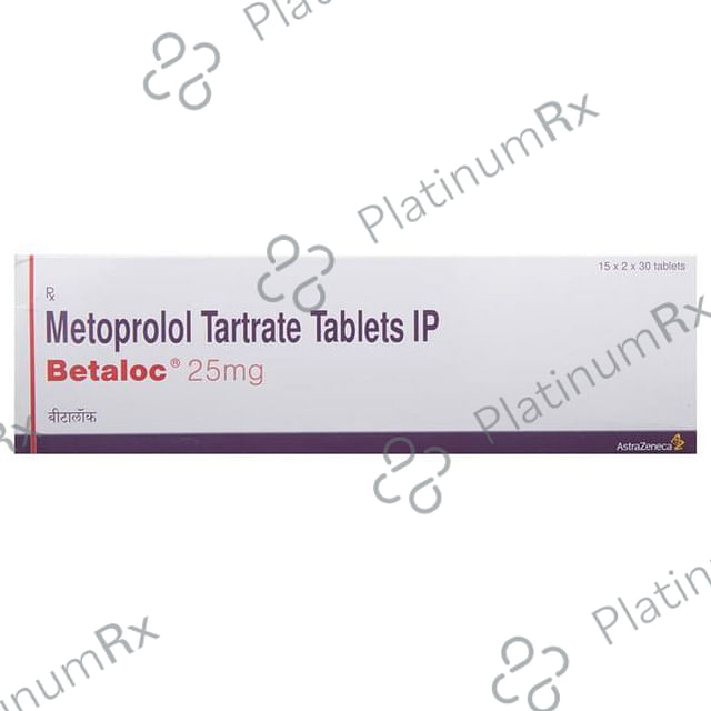 Betaloc 25mg Tablet 30s
