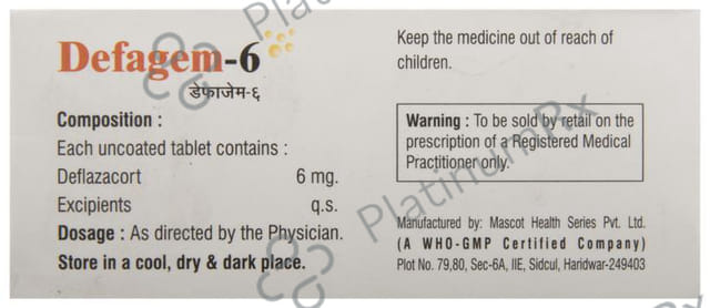 Defagem 6mg Tablet 10s