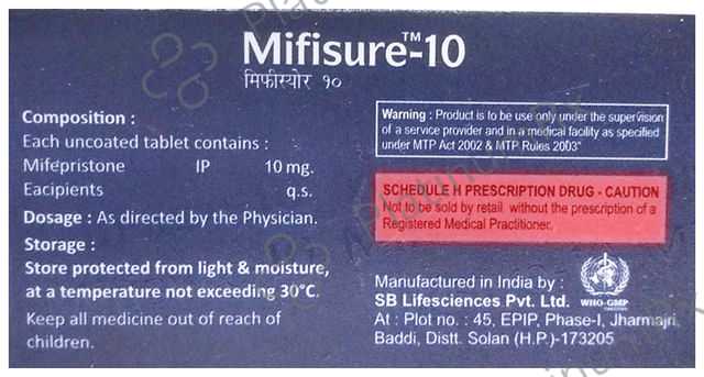 Mifisure 10mg Tablet 10s