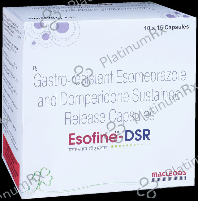 Esofine DSR 30/40mg SR Capsule 15s