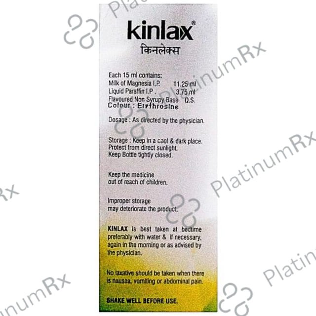 Kinlax Oral Suspension Mint Sugar Free