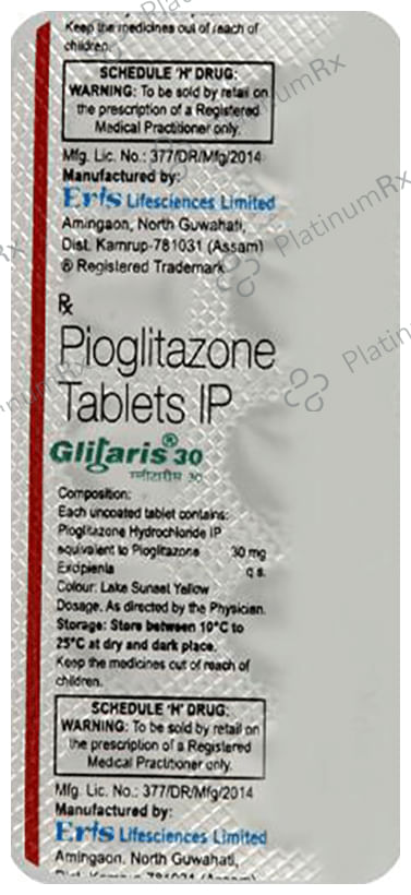 Glitaris 30 Tablet
