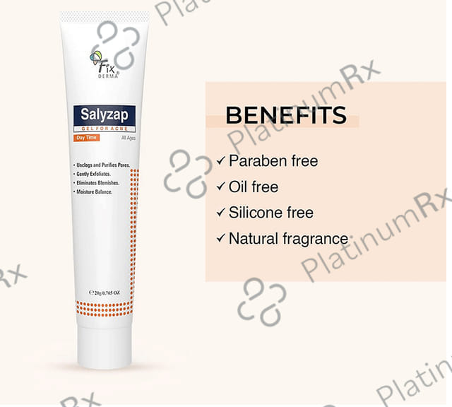 Fixderma Salyzap Daytime Gel for Acne Relief