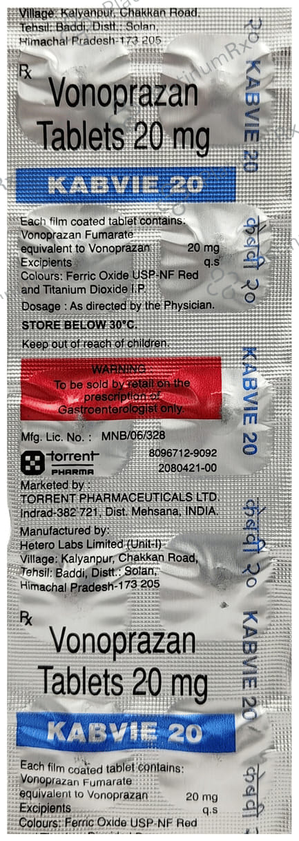 Kabvie 20mg Tablet 10s