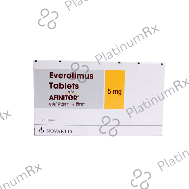 Afinitor 5mg Tablet 10s
