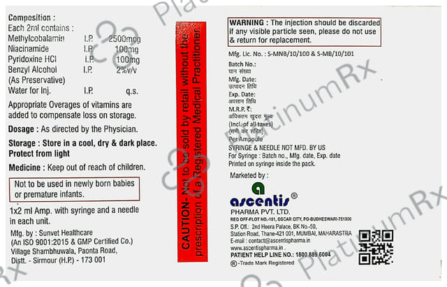 Redikal M Forte Injection 2ml