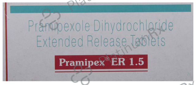 Pramipex ER 1.5mg Tablet 10s