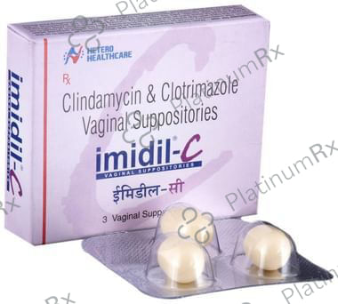Imidil C 100/200mcg Vaginal Suppository 3s