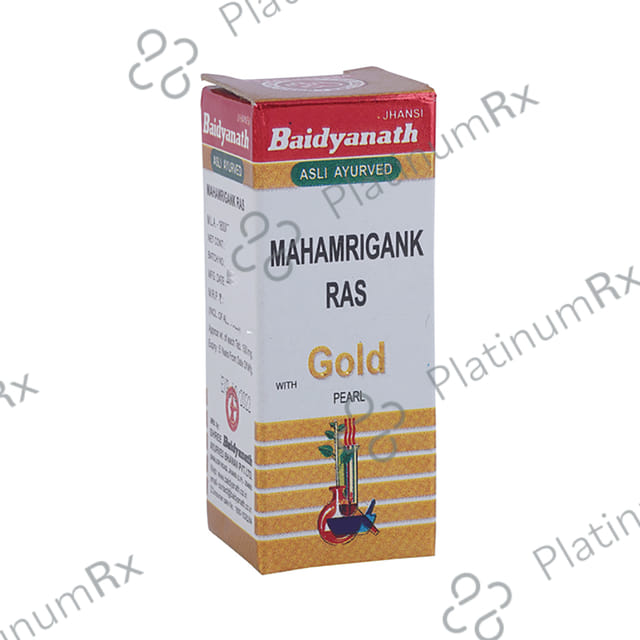 Baidyanath (Jhansi) Mahamrigank Ras with Gold Pearl Tablet