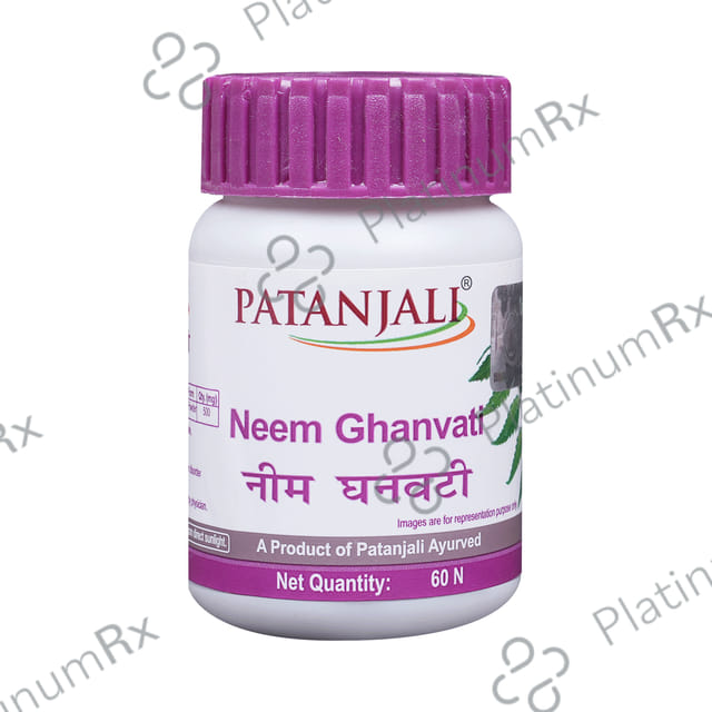 Patanjali Ayurveda Neem Ghanvati 60s