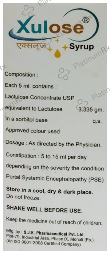 Xulose Oral Solution Lemon Sugar Free