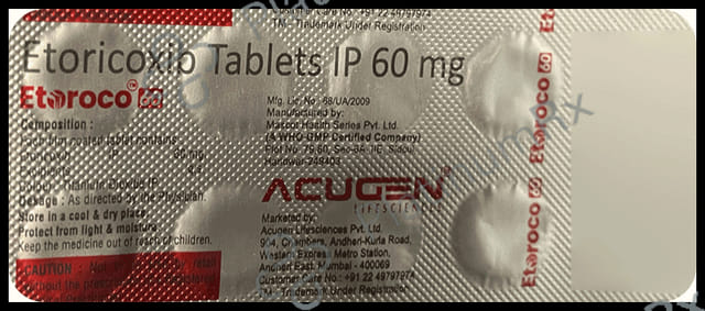 Etoroco 60mg Tablet 10s