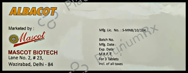 Albacot Chewable Tablet 3s