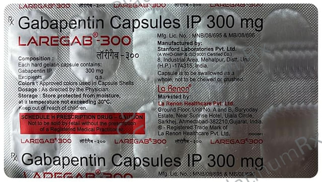 Laregab 300mg Capsule 10s